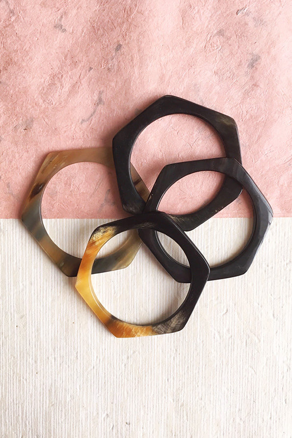 Horn Bangle | Natural | Single